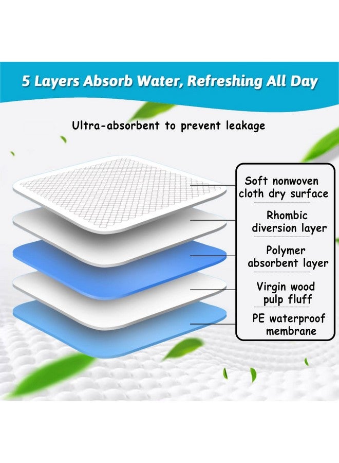 kathson 100Pcs Rabbit Pee Pads,18" x13" Disposable Bunny Diapers Cage Liners,Super Absorbent Pet Toilet Training Pads for Guinea Pig,Hedgehogs,Hamsters,Chinchillas,Cats,Reptiles and Small Animals - Image 3