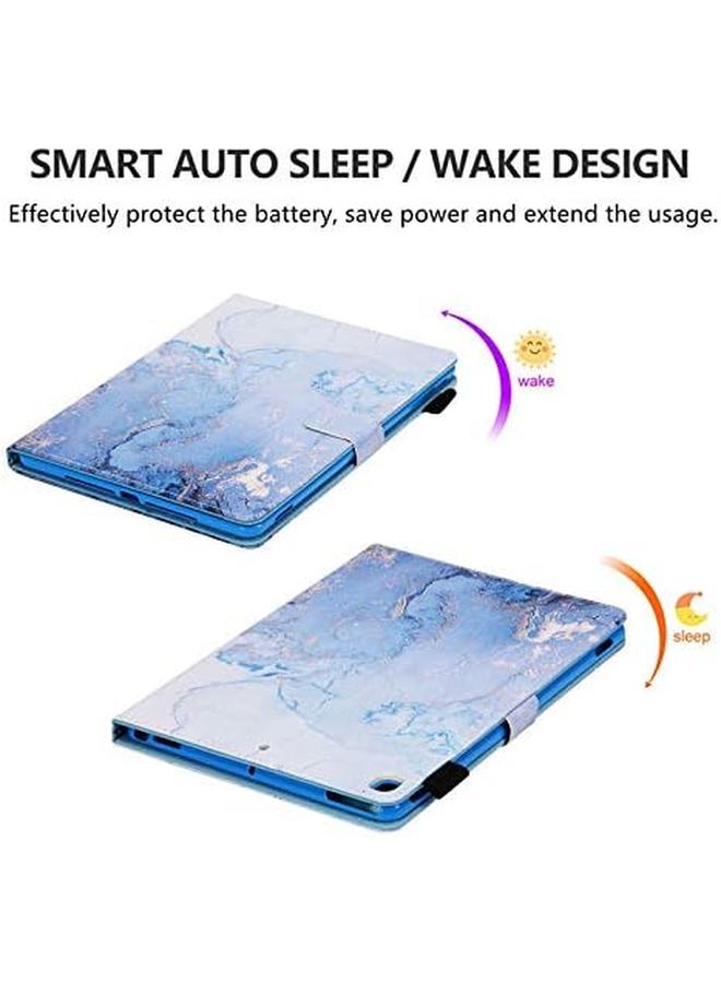 erorex Marble Series Case For Ipad 10.2 2020 2019 8Th 7Th Generation Pu Leather Skinshell Folio Smart Stand Cover With Auto Wake Sleep Protective Covers For Ipad 10.2 Tablet Gold - Image 5