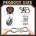 Yilloog 24 Pcs Metal Brain Teaser Puzzles Assortment for Adults Difficult Magic Puzzles Highly Hard Brain Games Iq Logic Test Disentanglement Game for Mind ChallengeNovelty - Image 4