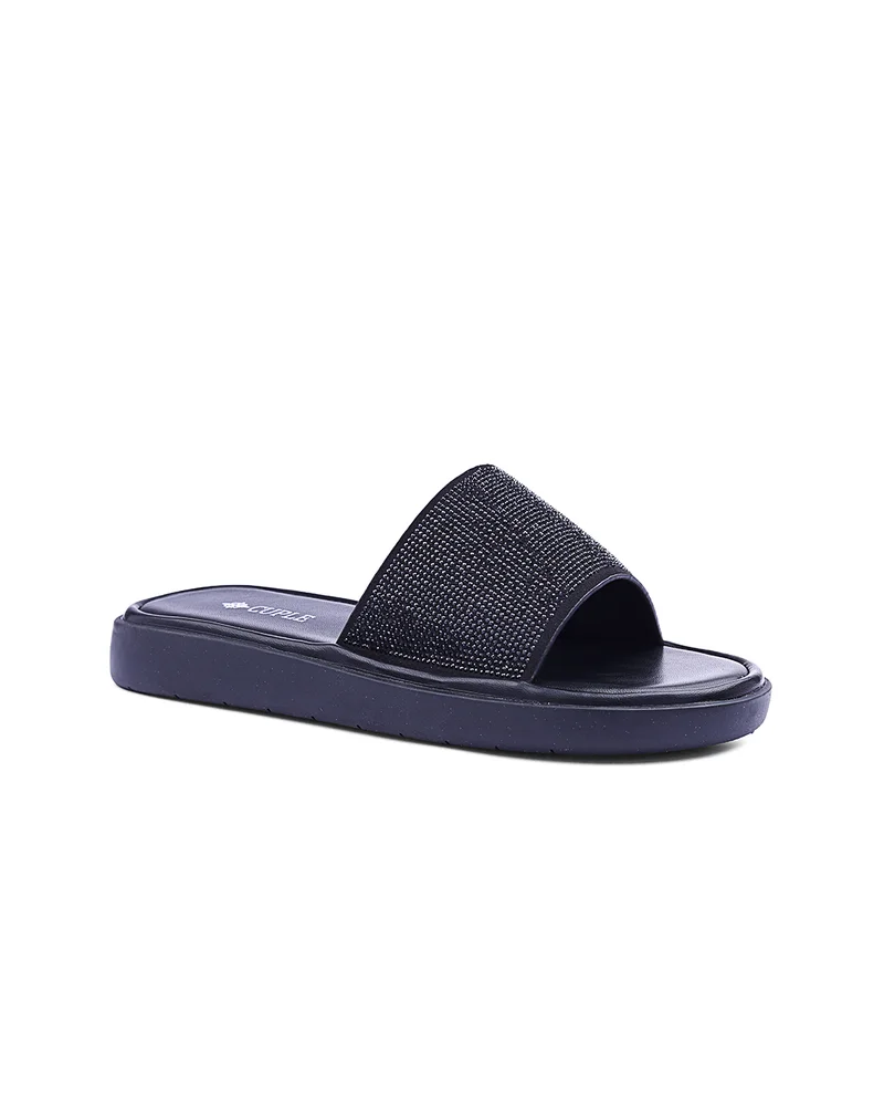 كابلي Womens flat platform slide sandals