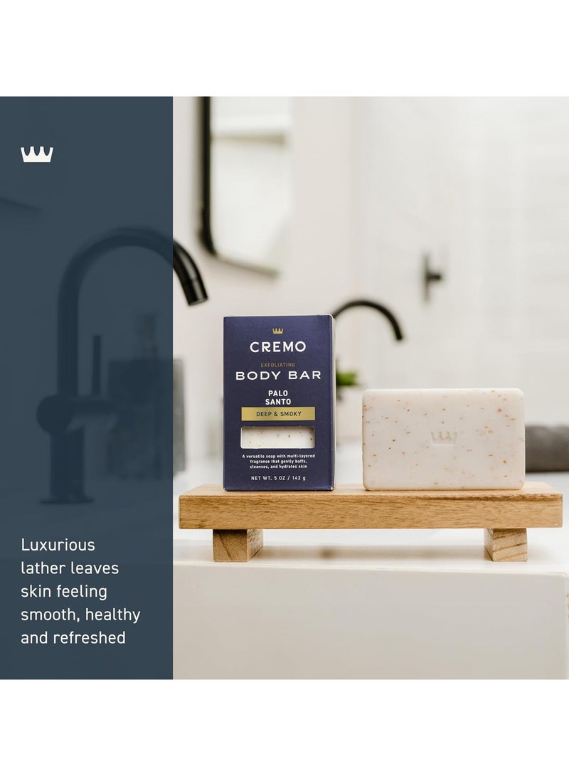 كريمو صابون تقشير الجسم للرجال برائحة بالو سانتو، 5 أونصة - Image 3