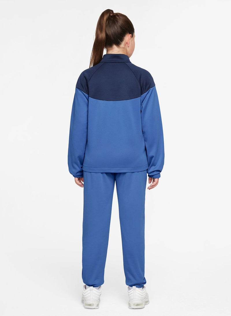 نايكي بدلة رياضية كاملة بسحاب للأطفال من البوليستر المحبوك بتقنية دراي-فت - Image 2