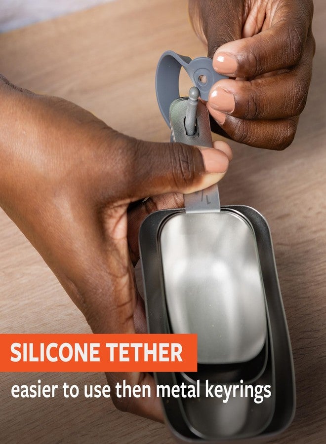 Full Circle Inside Scoop Stainless Steel Measuring Cups, 4-Piece Set (¼ cup, 1/3 cup, ½ cup, and 1 cup), Dishwasher Safe - Image 5