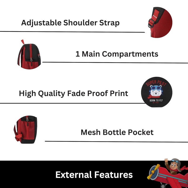 HYDER Kids 10L Cartoon Printed Best Stylish Lightweight Spacious Waterproof Casual/Picnic/School Bag/Backpack for Children Boys And Girls - Image 3