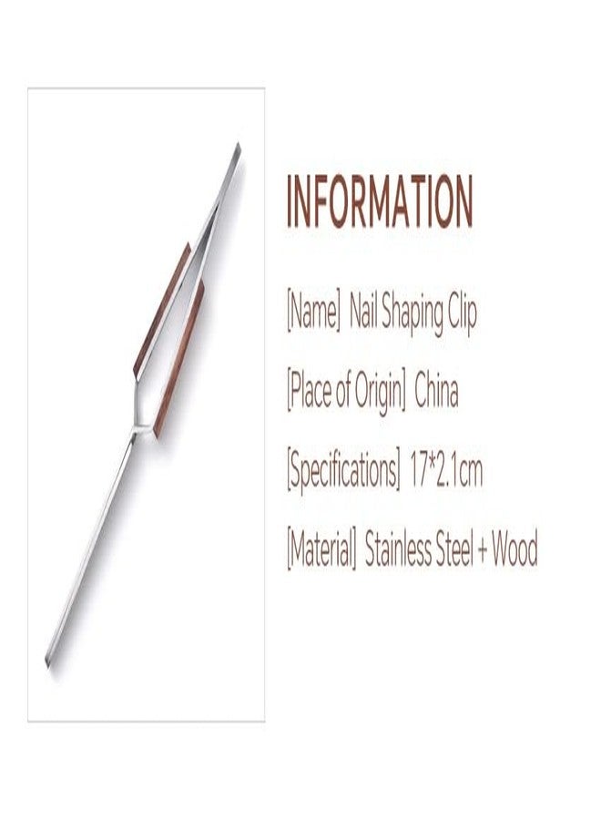 Rolabling Professional Stainless Steel Nail Art Tweezers Precision Shaping and Pinching Clips for Manicure and Nail Design - Image 5