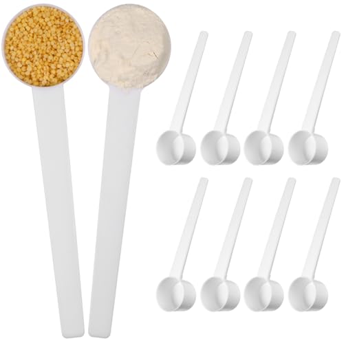 DOITOOL 10Pack 5 Gram Scoop Creatine Gram Measuring Teaspoon Scoop Teaspoon Measure Spoons Measuring Cups Set for Dry or Liquid, Tiny Scoop for Measuring Seasoning Cosmetics Glitter - Image 1