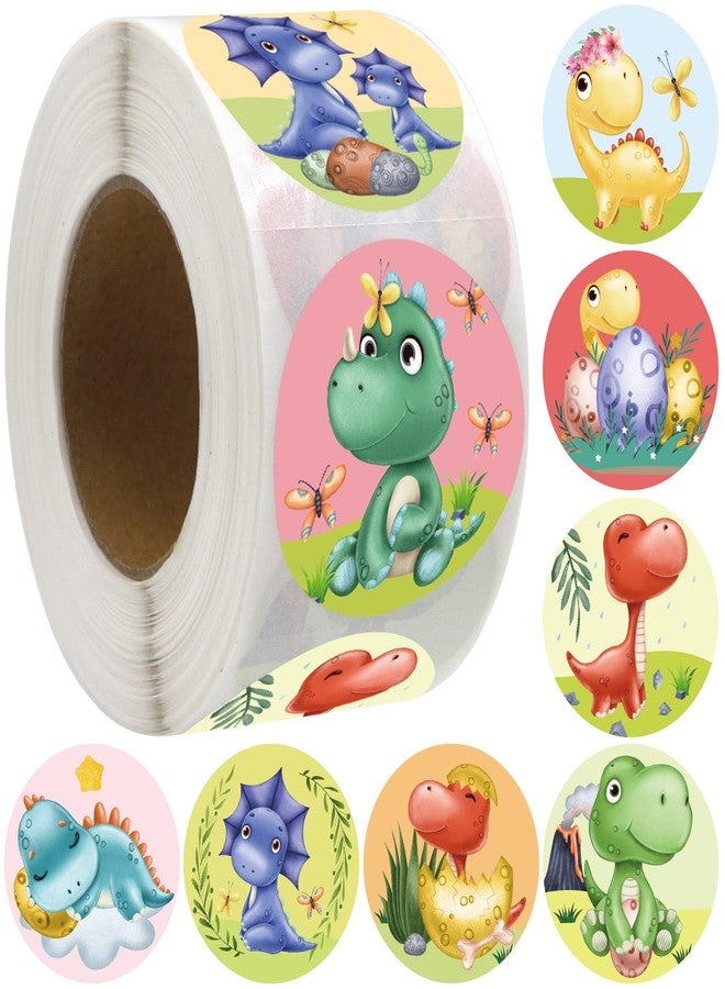 WorldBazaar Baby Dinosaur Stickers for Kids 500PCS Baby Shower Dinosaur Stickers Classroom Reward Scrapbook Notebook Decoration Birthday Party Supplies - Image 1
