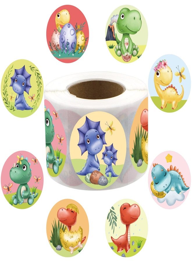 WorldBazaar Baby Dinosaur Stickers for Kids 500PCS Baby Shower Dinosaur Stickers Classroom Reward Scrapbook Notebook Decoration Birthday Party Supplies - Image 3