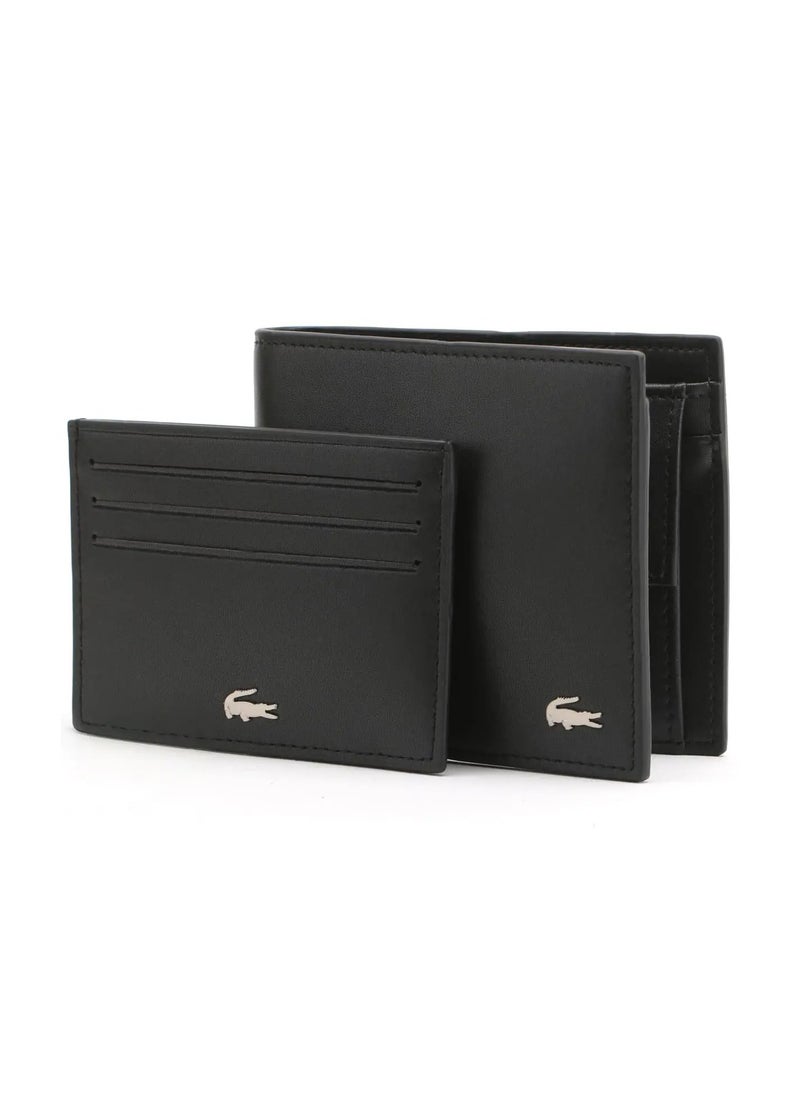 LACOSTE - Lacoste Men's Wallet Sets - Wallet , Card Cases - Black - Image 1