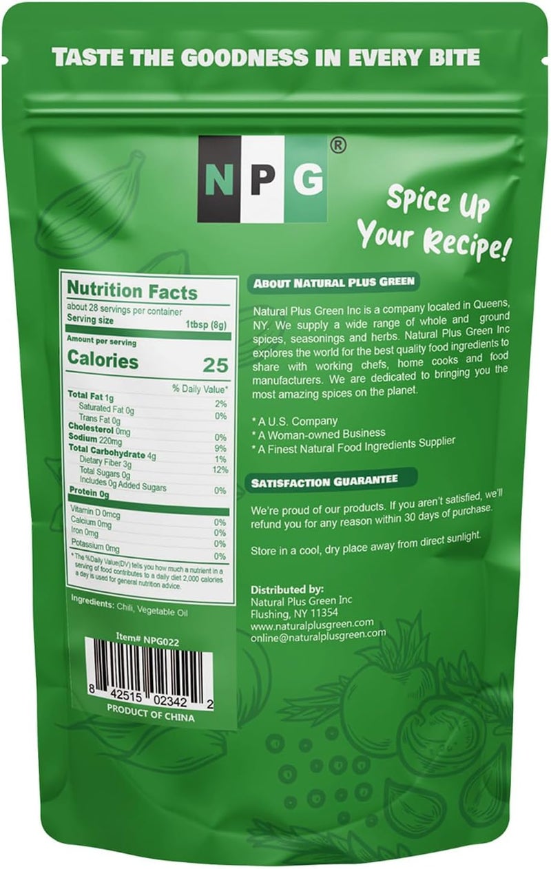 NPG Authentic Sichuan Chili Flakes - 8 Ounces of Medium Hot Szechuan Crushed Red Pepper Flakes for Cooking - Image 2
