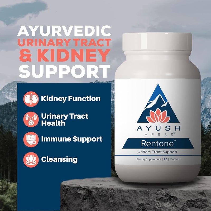 Ayush Herbs Rentone  Kidney Support Supplement with Cranberry Kidney Cleanse Pills for Women  Men Urinary Health  Bladder Function  90 Vegetarian Capsules 1 Count - Image 2