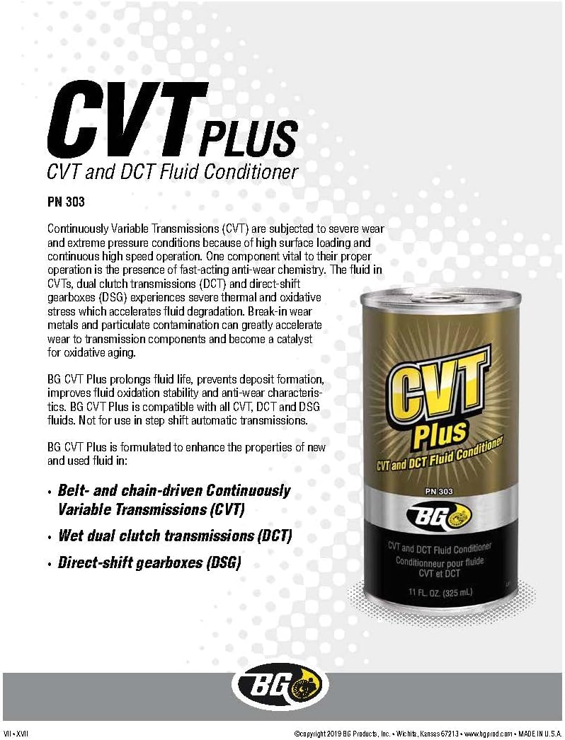 Smilyeez BG CVT Plus CVT و DCT مكيف السوائل PN 303 مع مفك جيب (1) - Image 1
