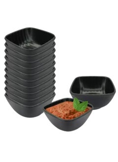 Happy Home 6PCS Melamine Square Plates for Sushi, Sashimi and Garlic Sauce, 6.7 cm (Capacity: 59 ml)  - Image 2