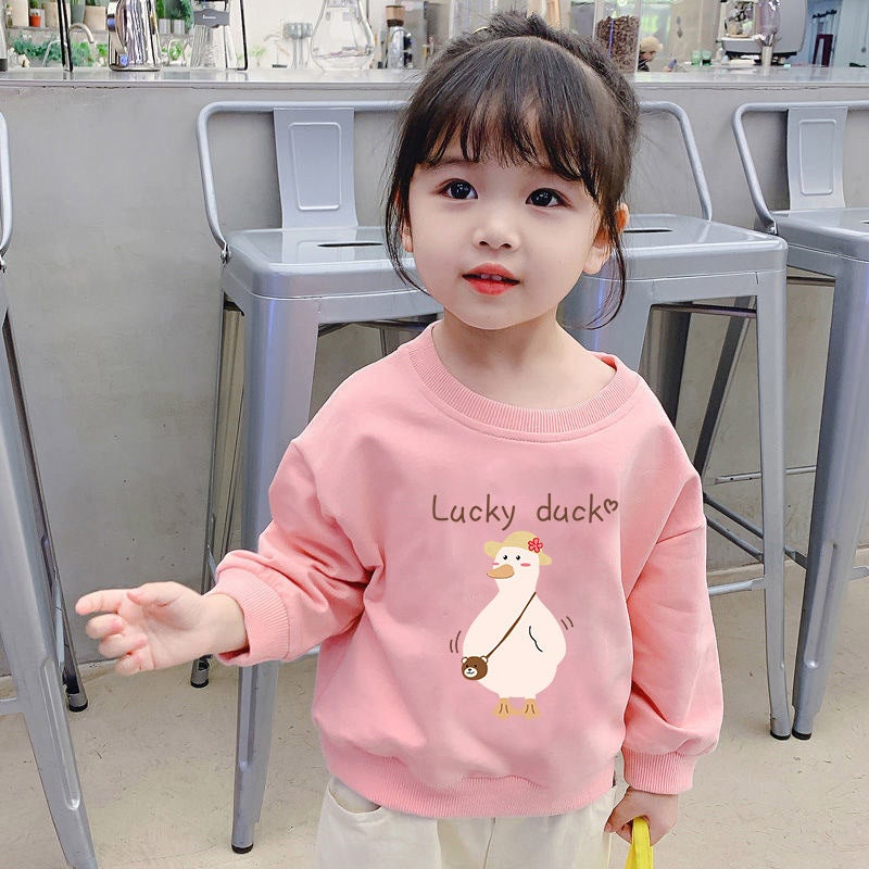 Children's vests new spring and autumn children's clothing jacket men's and women's pullover clothing Korean version of small and medium-sized long sleeve tide a generation of hair - Image 4