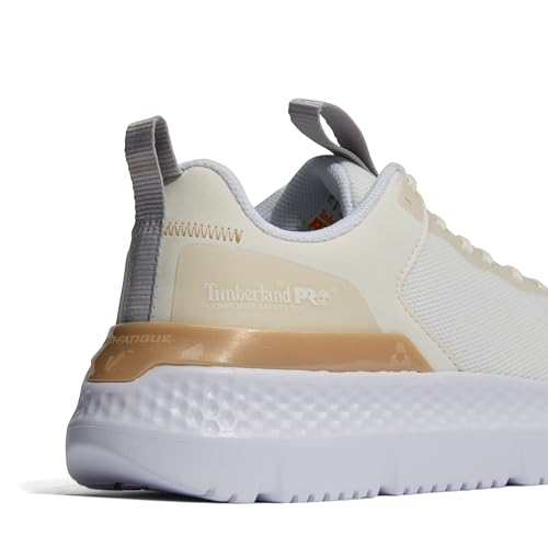 Timberland PRO Women's Setra Composite Safety Toe Industrial Athletic Work Shoe, Tan/Champagne-2024 New, 5.5 M US - Image 3