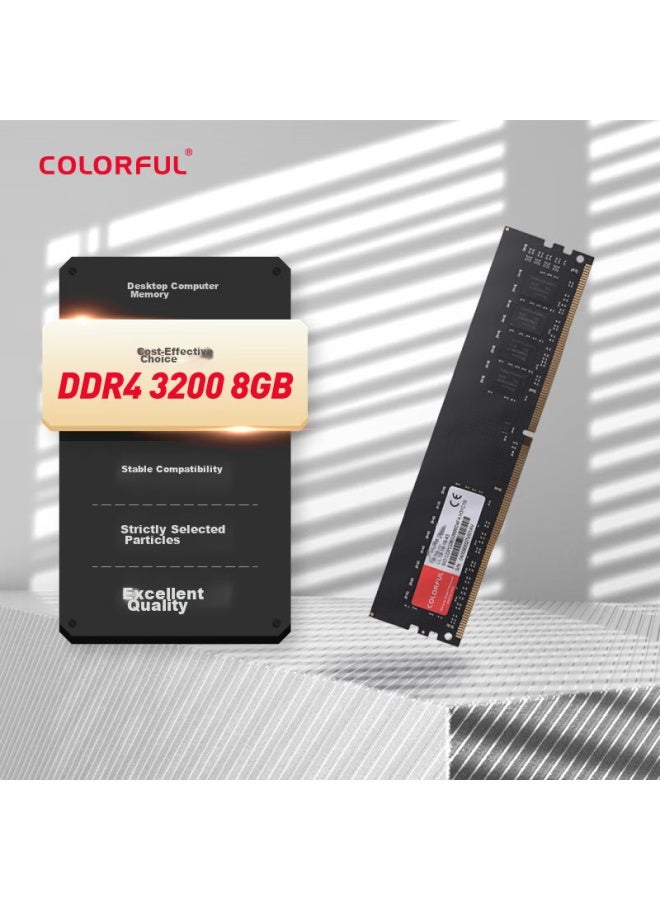 Colorful 8gb Ddr4 3200 Desktop Memory, Puli Series, C16 - Image 1