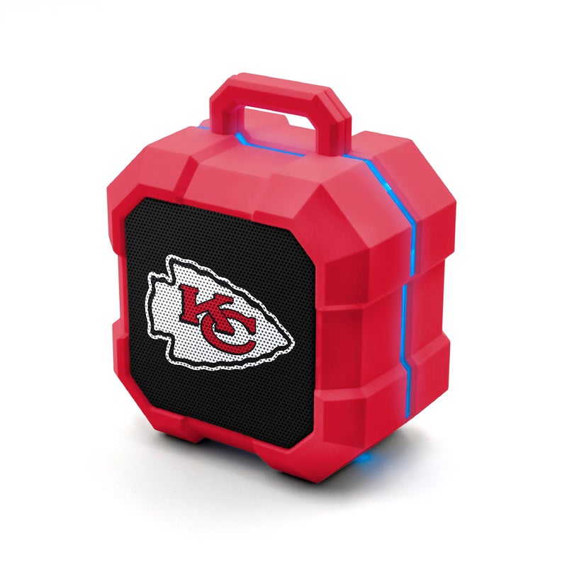 SOAR NFL Shockbox LED Wireless Bluetooth Speaker Kansas City Chiefs