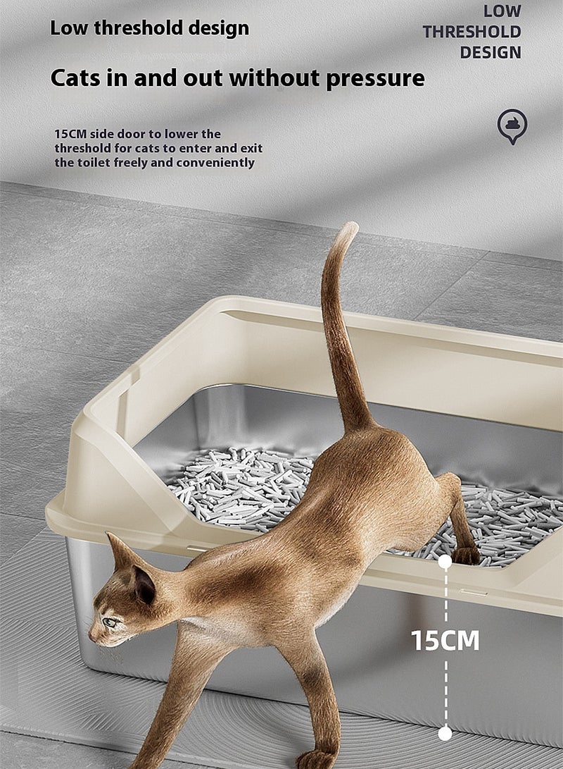 Kidle Cat Litter Box Khaki - Image 5