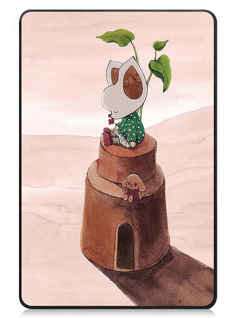 Theodor Protective Flip Case For Huawei MatePad SE 11 (2024) With Trifold Stand Auto Wake Sleep Shockproof Cover Sand Castle Cartoon - Image 1