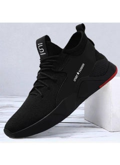 2023 Autumn Fashion Mens Mesh Sneakers Big Size Black and White
