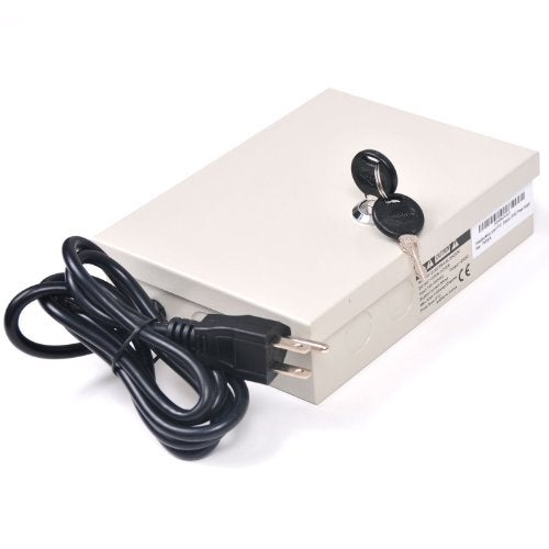 VideoSecu Key Lock 9 Output 12 V DC CCTV Distributed Power Supply Box Auto Reset for Security Camera WK9 - Image 3