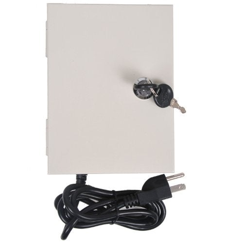 VideoSecu Key Lock 9 Output 12 V DC CCTV Distributed Power Supply Box Auto Reset for Security Camera WK9 - Image 4