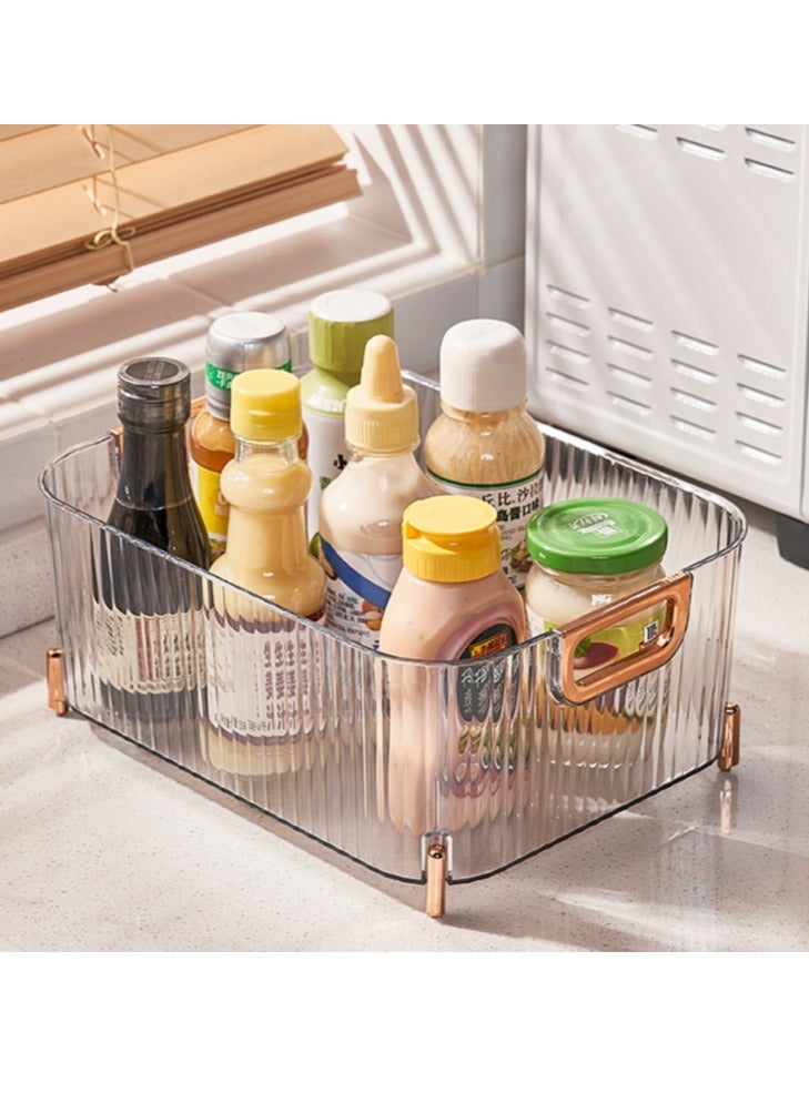 1 Pack Large Home Storage and Organizers Basket Bin with Handle for Craft, Sewing, Art Supplies Holds Paint Brushes, Office Document Etc  Multipurpose  Organizer  - Image 1