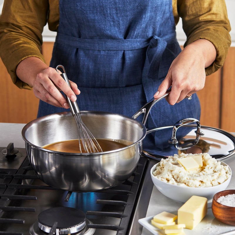 Demeyere Demeyere Atlantis 3.5-qt Stainless Steel Saucier  - Image 2