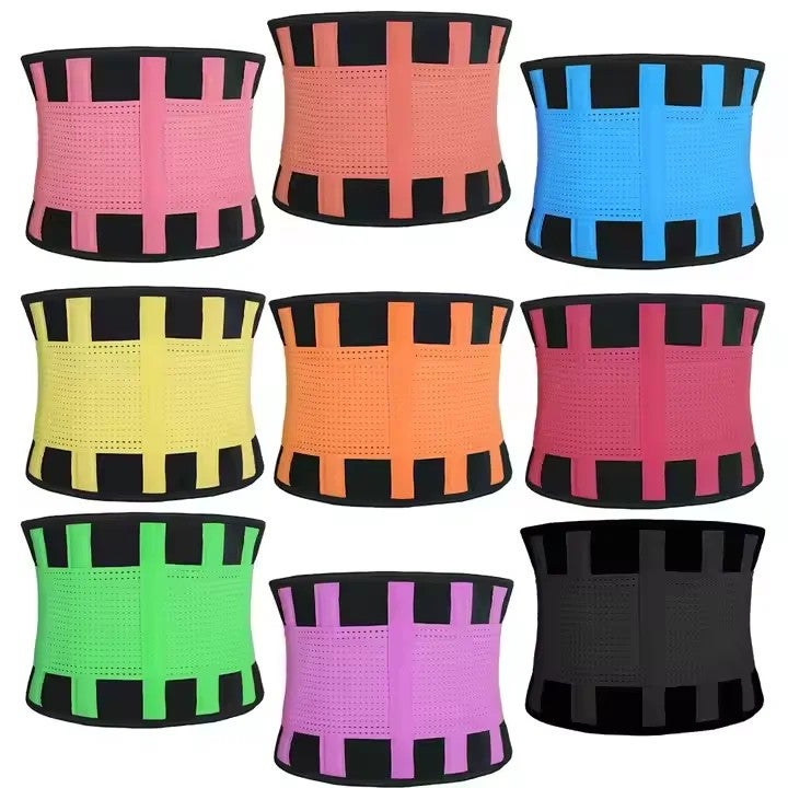 Bluejw Women Men Neoprene Adjustable Waist Trimmer - Sports Workout Fitness Back Lumbar Support Slimming Belt Waist Trainer - Image 3