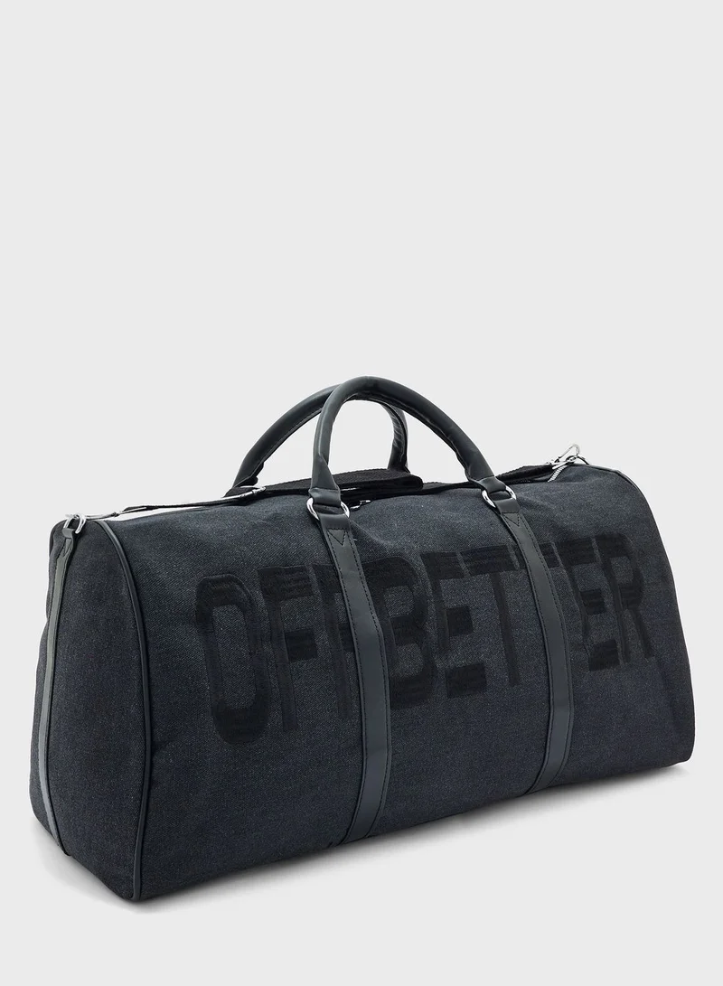 Seventy Five Off Better Embroidered Casual Duffle Bag