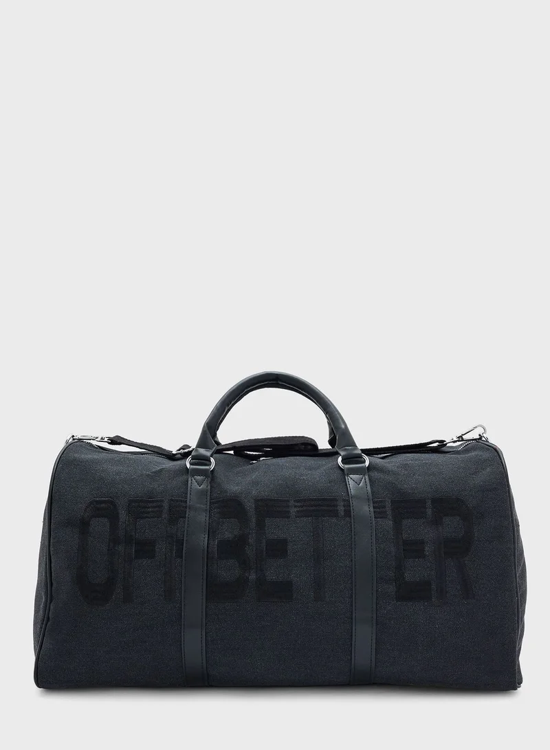 Seventy Five Off Better Embroidered Casual Duffle Bag