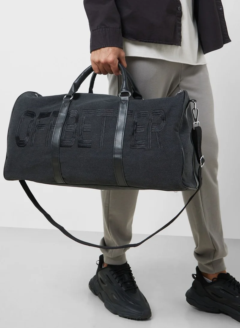 Seventy Five Off Better Embroidered Casual Duffle Bag