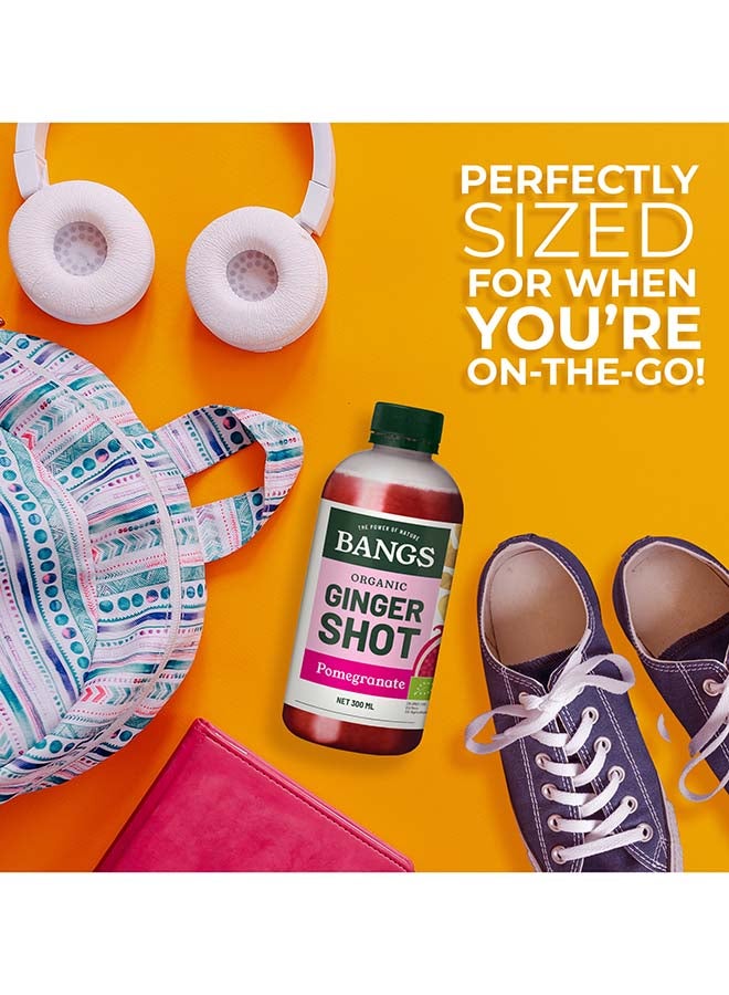 BANGS Organic Ginger Shot With Pomegranate 300ml - Image 5