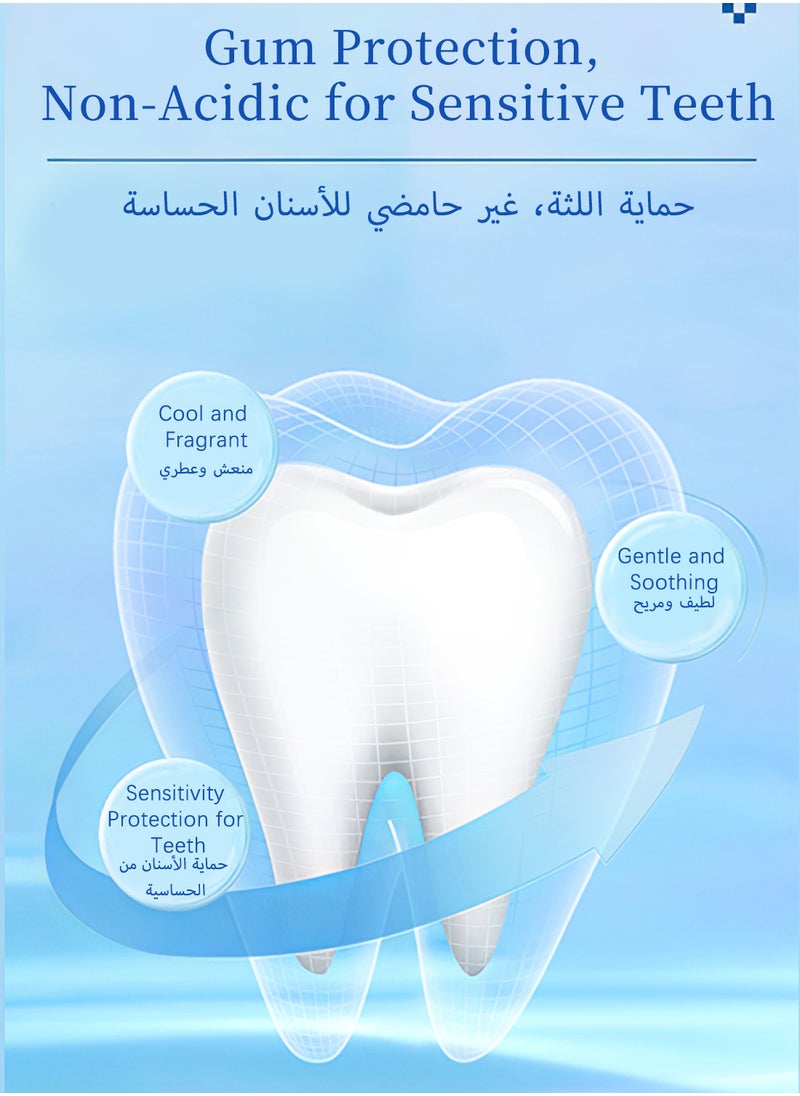 Generic 5D White Teeth Whitening Strips, Fast Effective 3 Days Significant Whitening Portable Comfortable Easy to Use - 28 Pairs  - Image 4