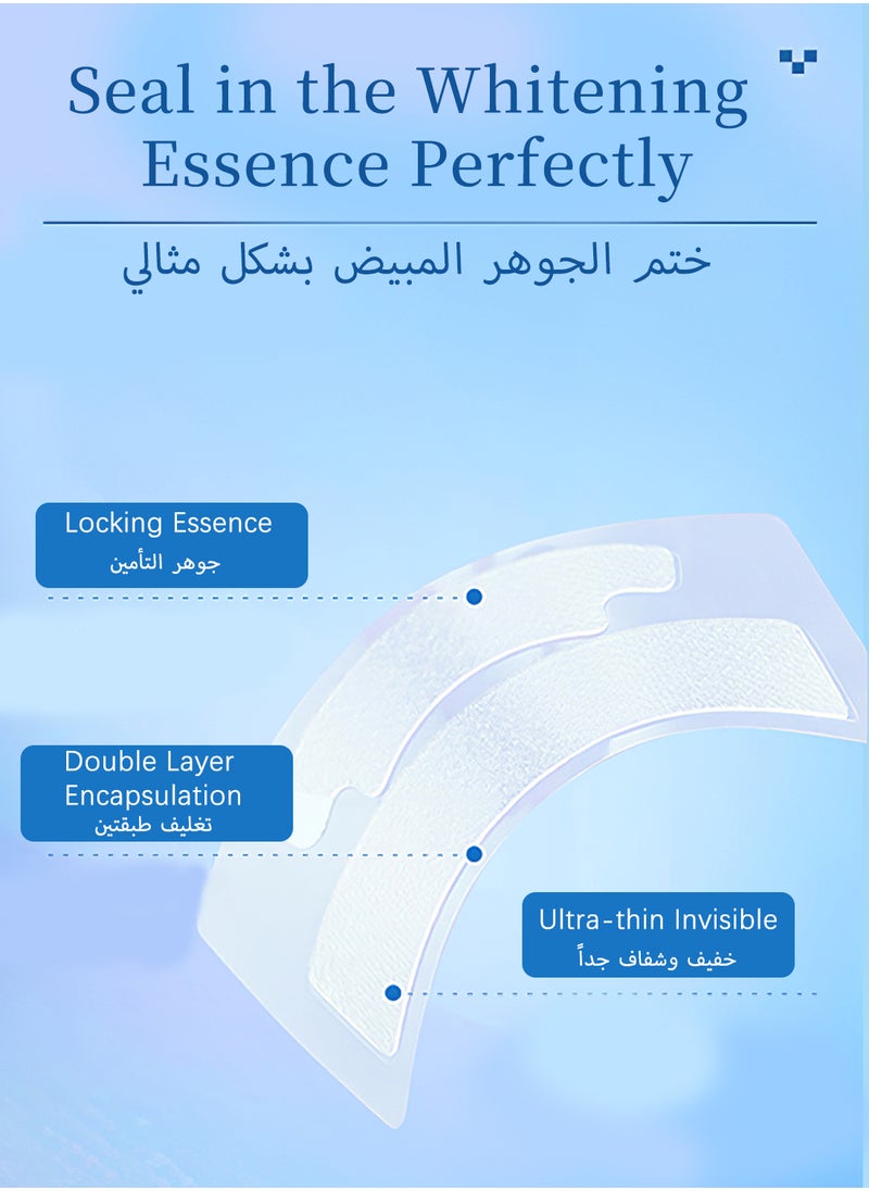 Generic 5D White Teeth Whitening Strips, Fast Effective 3 Days Significant Whitening Portable Comfortable Easy to Use - 28 Pairs  - Image 3