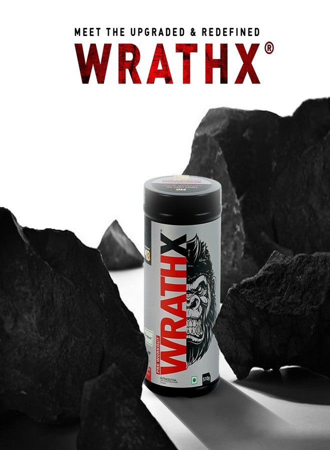 مسل بلايز MuscleBlaze Pre Workout WrathX مع مسحوق Creapure و Nitroblaze و BioPerine (Fruit Fury، 510 غرام، 30 حصة) - Image 5