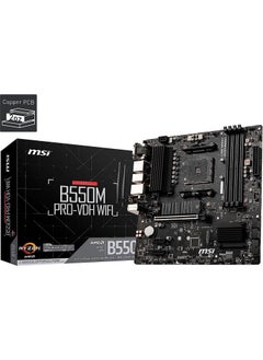 MSI B550M Pro-Vdh Wifi Am4 Ddr4 4400(OC) HDMI Dvg VGA M.2 Usb3.2 Wifi Matx