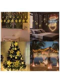 Generic Star Curtain Lights with Remote with USB  - Image 2