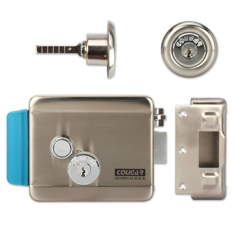 AMOCAM [Upgrade Version] AMOCAM Electric Electronic Door Lock 6pcs Computerized Doted Keys DC 12V Stainless Steel E-lock Support Wooden Glass Metal Door for Video Door Phone Doorbell Intercom Access Control - Image 4