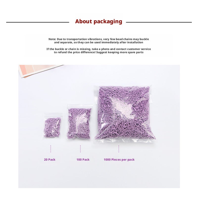 Colorful Metal Bead Chain for DIY Jewelry - Image 4