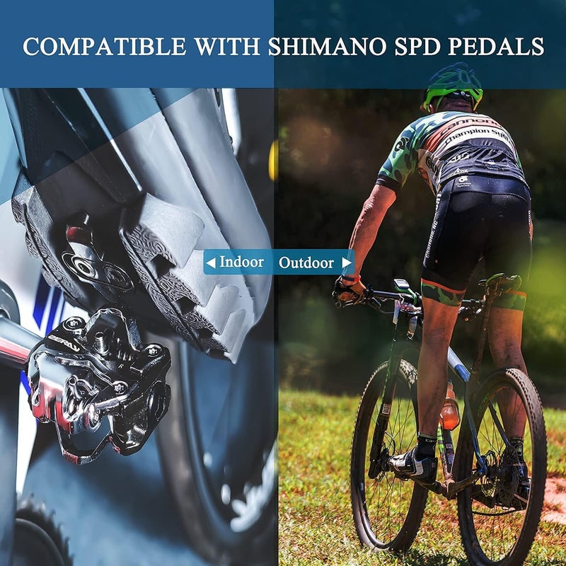 Thinvik Bike Cleats for SM-SH51 SPD Pedal Cleat Set Compatible for Shimano SPD Pedals, Bike Cleat Set for Indoor Cycling & Mountain- 4 Degree Float - Image 5