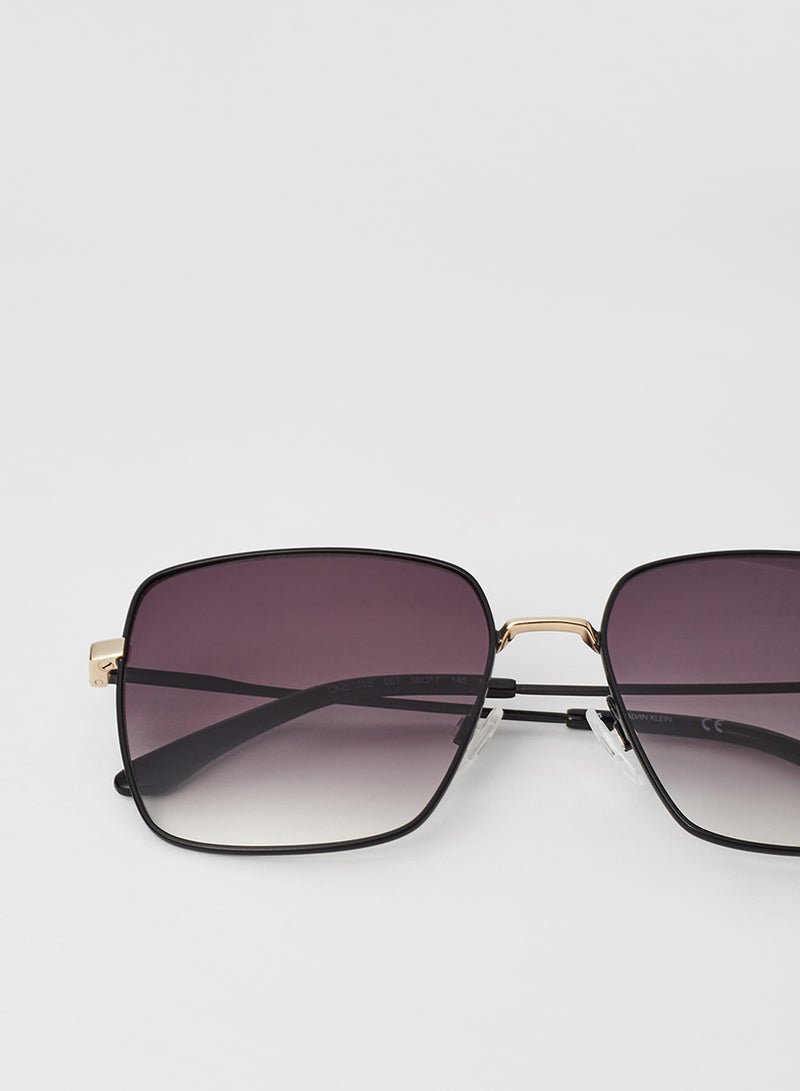 CALVIN KLEIN Women Full Rimmed Square Frame Sunglasses - Lens Size: 58 mm - Image 4