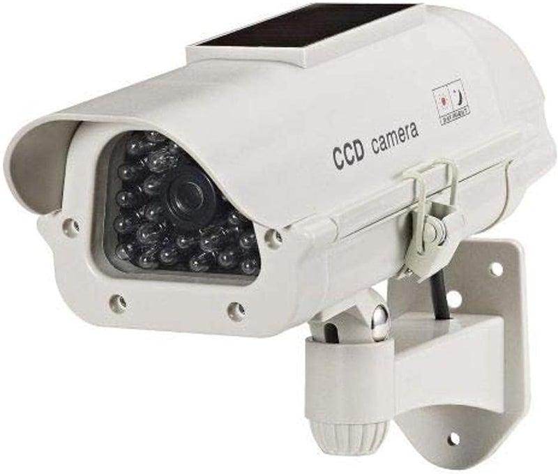 SPT Solar Indoor/Outdoor Dummy Security Camera with LED (2-Pack) - Image 1