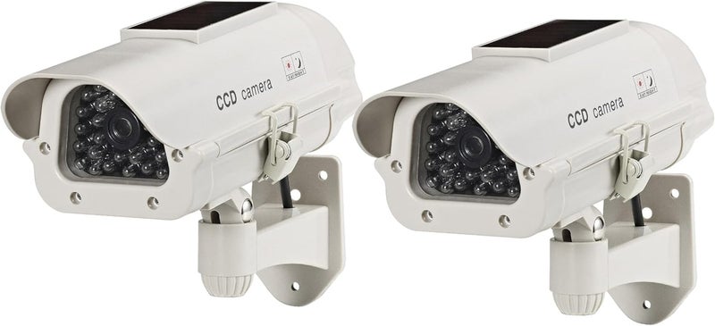 SPT Solar Indoor/Outdoor Dummy Security Camera with LED (2-Pack) - Image 2