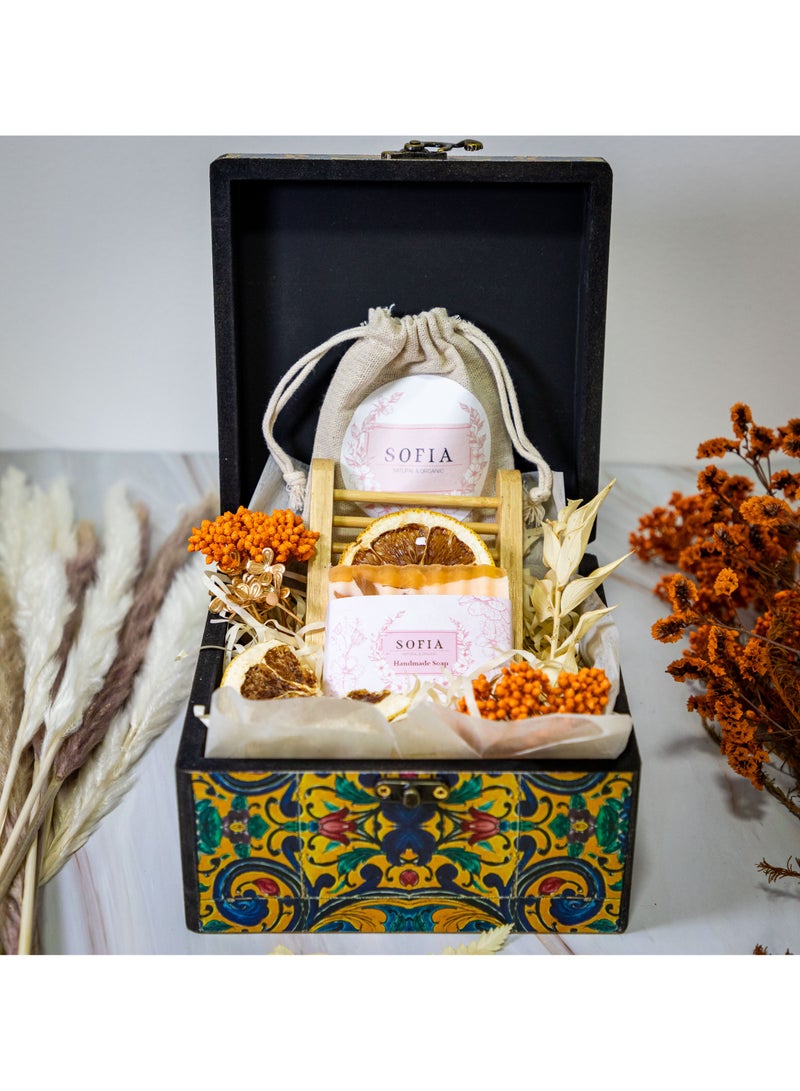 Sofia Nature Orange Aromatherapy Soap Collection Gift Set- Birthday Gift - Image 2