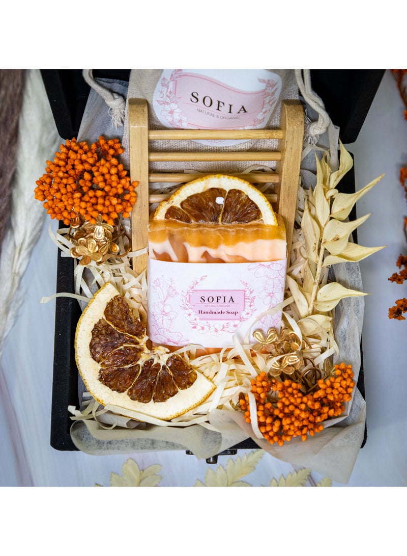 Sofia Nature Orange Aromatherapy Soap Collection Gift Set- Birthday Gift - Image 4