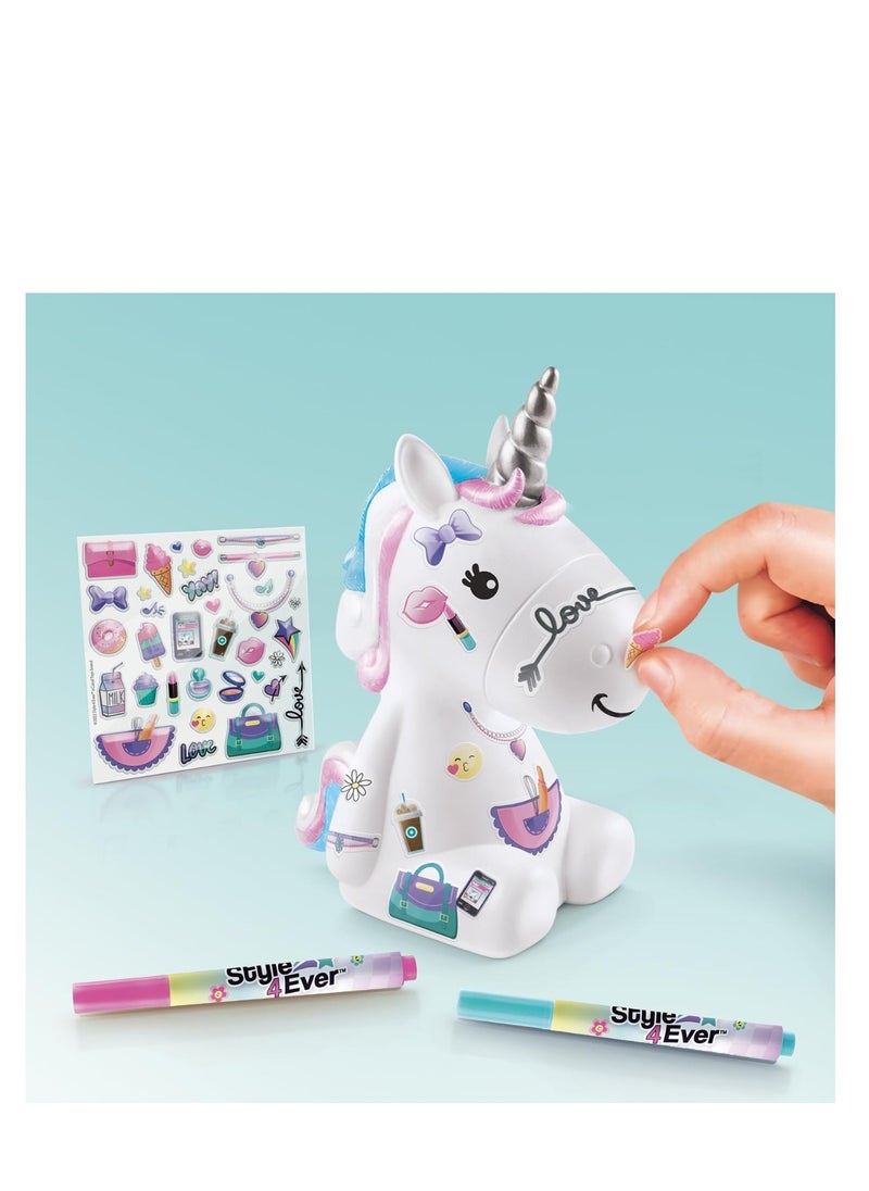 Canal Toys - Canal Toys - Style 4 Ever - The Unicorn Family, Unicorn Mom and Two Babies Figurines to Decorate - Image 1
