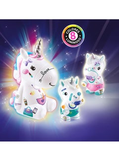كانال تويز Canal Toys - Style 4 Ever - The Unicorn Family, Unicorn Mom and Two Babies Figurines to Decorate  - Image 4