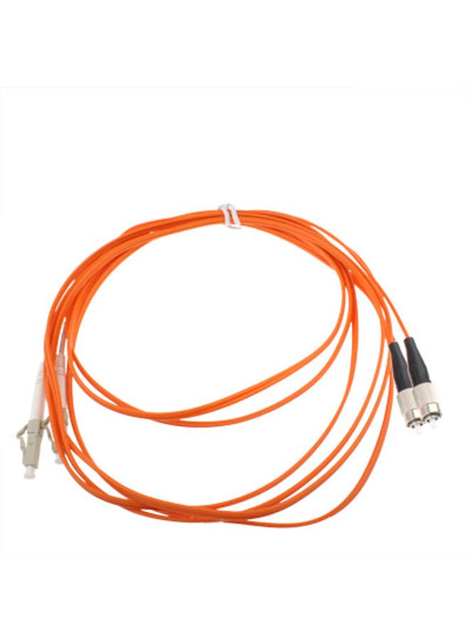 BURAQ LC-FC Dual-Core Multi Mode Fiber Optic Jumper,Length: 3m  - Image 3