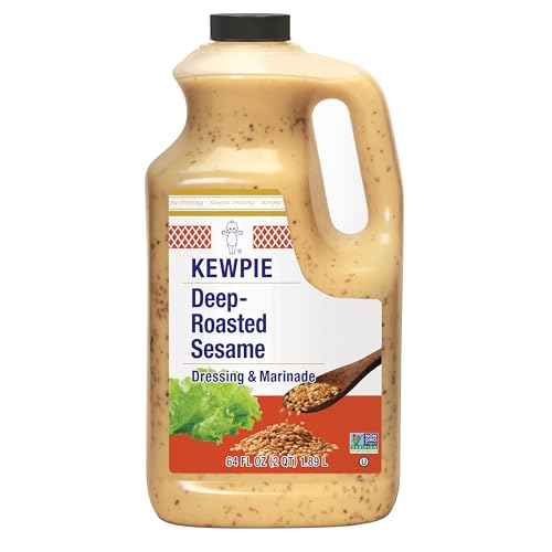Kewpie Deep Roasted Sesame Dressing 64 oz - Image 1